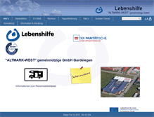 Tablet Screenshot of lebenshilfe-altmark-west.de